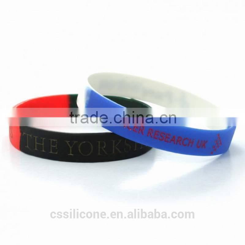 2014 Most Popular Eco-friendly Personalized Silicone Bracelet Cheap Custom Silicone Bracelets fashion gift
