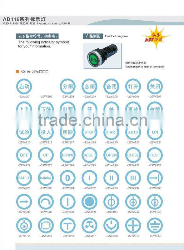 LED Pilot lamp (AD116-22D)