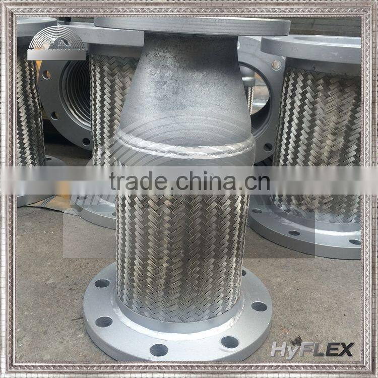 flexible braided REDUCING PUMP CONNECTORS with flange end