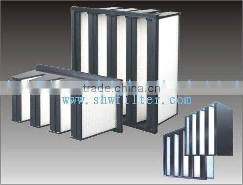 V-bank Mini-Pleat h14 hepa filter