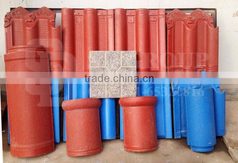 concrete color roof tile pressing equipment