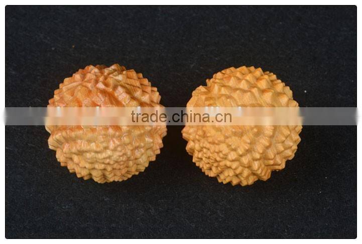 western red cedar durian message ball,mini wooden carfts