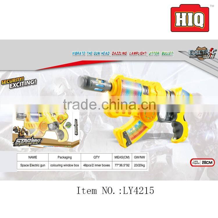 Hot selling novelty gun electric plastic toy gun for child