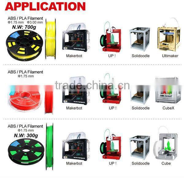 3D Printer Filament 1.75MM PLA Tolerance 0.02mm 1.75/3.0mm