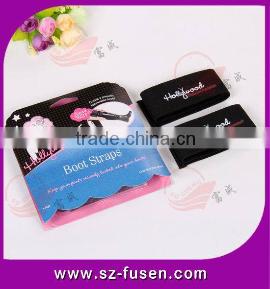 Cycling Bike Safety Bicycle Elastic Band magic tape Leg Strap
