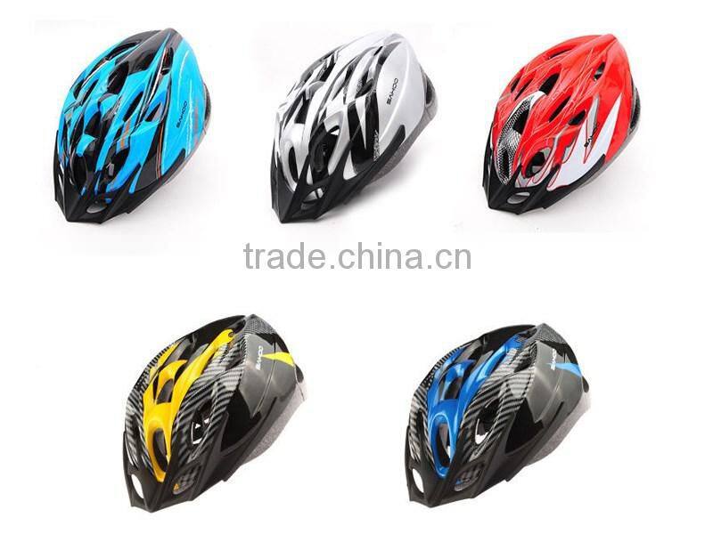 Professional Bike Helmets Outdoor Riding Sport Safety Helmet 18 hole with LED lights