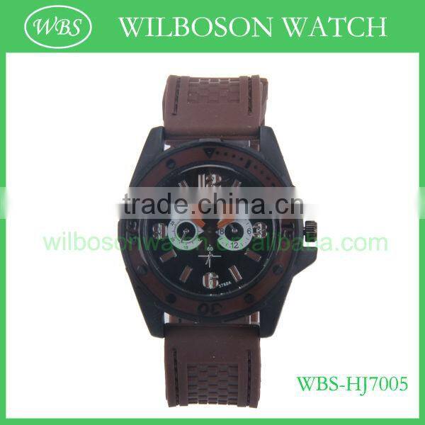 Candy silicon watch with stainless steel buckle