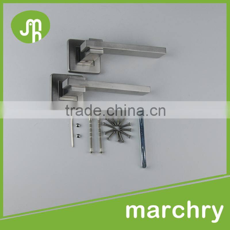 MH-0392 304 Stainless Steel Door Hardware Double Handle Door Lock