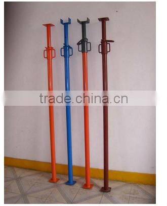 painted used in construction/scaffolding shoring post props jack and pull push scaffolding props