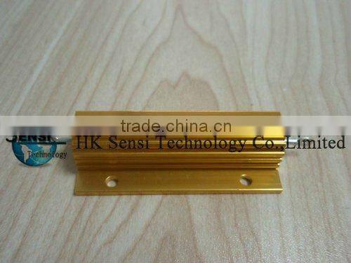 Gold Stainless Aluminum Power Resistor 100W2RJ