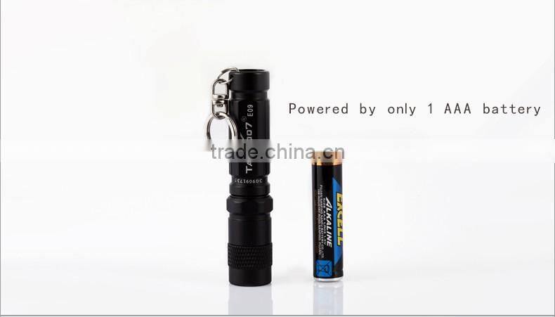 TANK007 Waterproof led torch E09 led mini flashlight