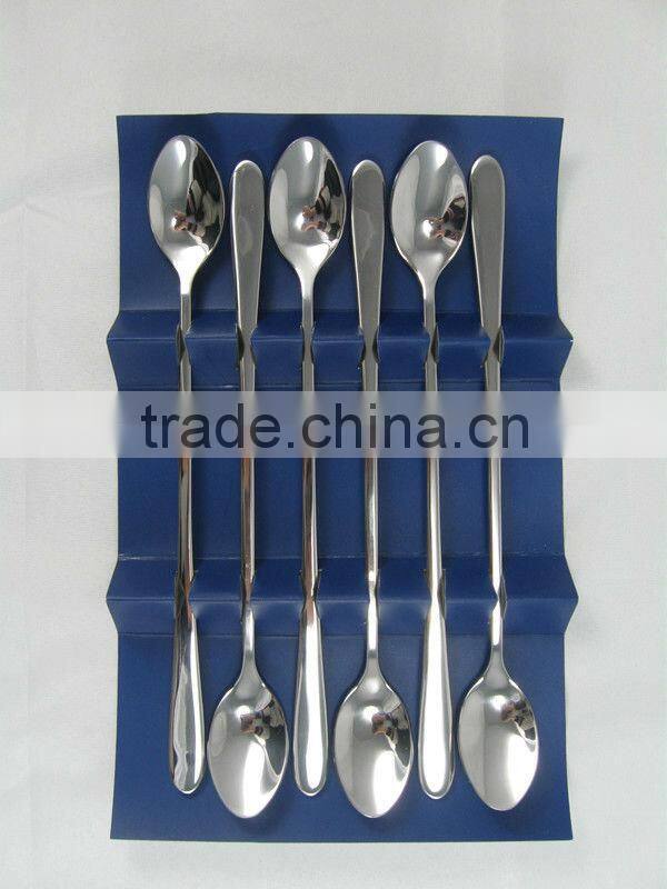 Stainless steel ice teaspoon