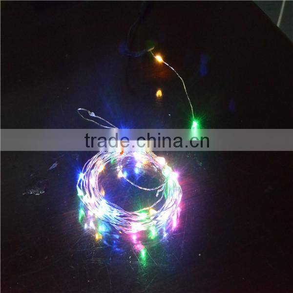 battery operated led copper wire string lights