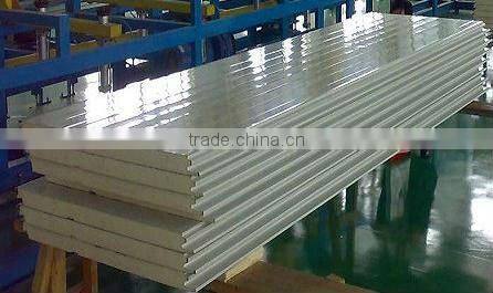 polyurethane insulation foam material for Discontinuous sandwich panel