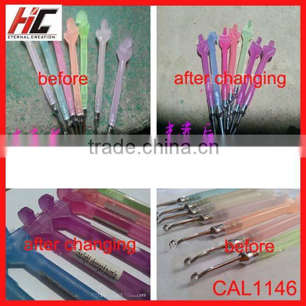 2014 World Hot sell latest design UV Magic Color heat Changing Rubber Bands hook in the Sun