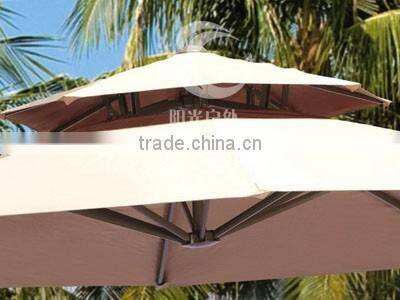 Outdoor Pool Parasol rome umbrella 350cm double top patio side umbrella