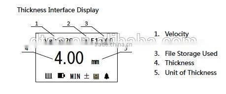 DTEC DT300 Digitally Ultrasonic Thickness Gauge,High Precision 0.01mm or 0.001 inch,measure steel,plastic,ceramic,glass