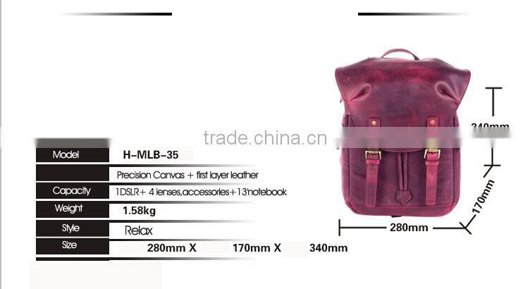 leather travel bag size S lady leather bag camera bag for photo bag