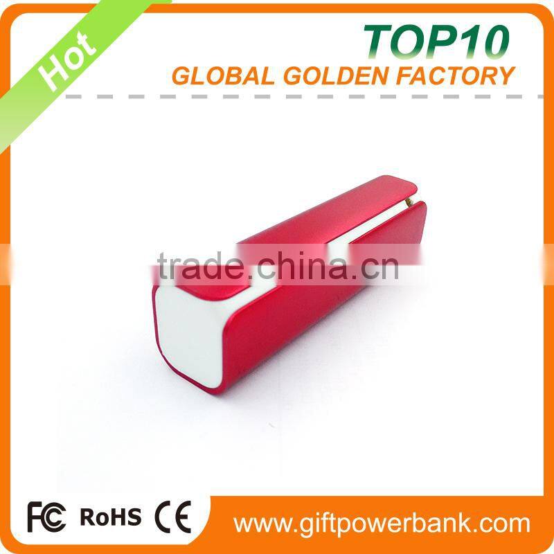 MINI power bank Factory price,2600mAh beautiful aluminium mobile power