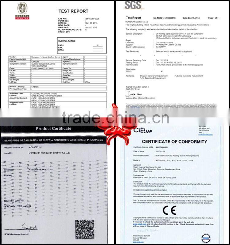 Durable leaf grain PVC leather synthetic for cosmetic bag,baggage,suitcase,wallet