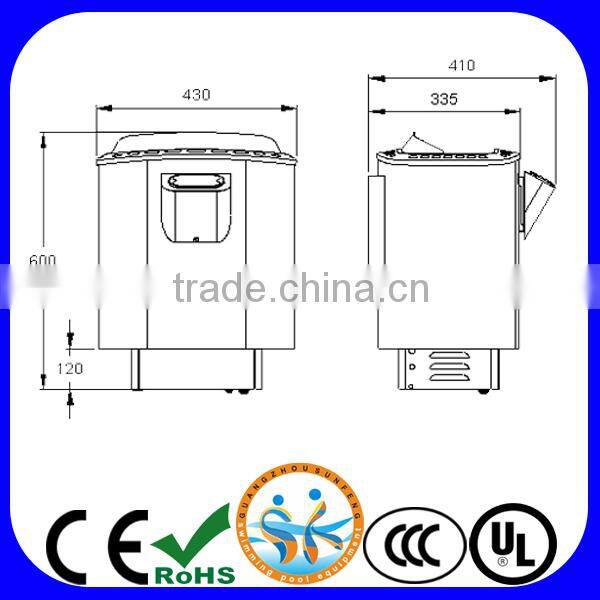 9KW mini electric sauna stove sauna heater