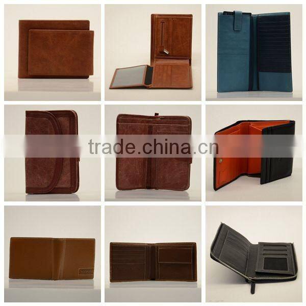 Guangzhou OEM/ODM leather wallet manufacturer waterproof tough leather wallet for men