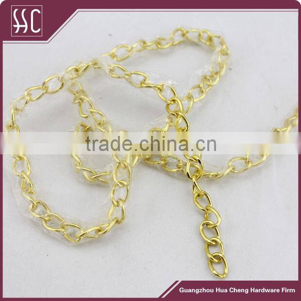 shiny gold plate purse chain,gold wallet chain,women chain wallet