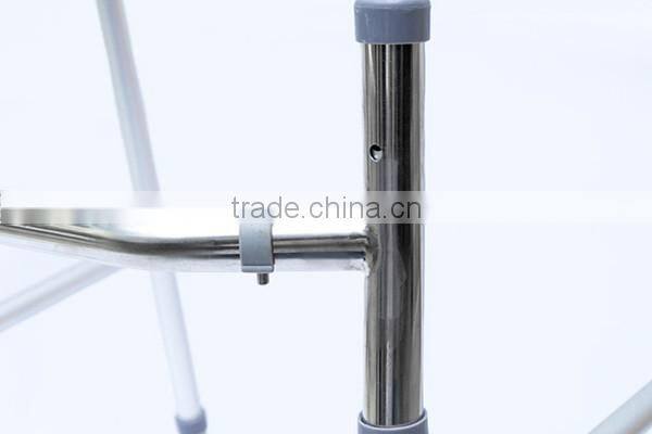 Folding Adjustable Aluminum old people walker without wheels