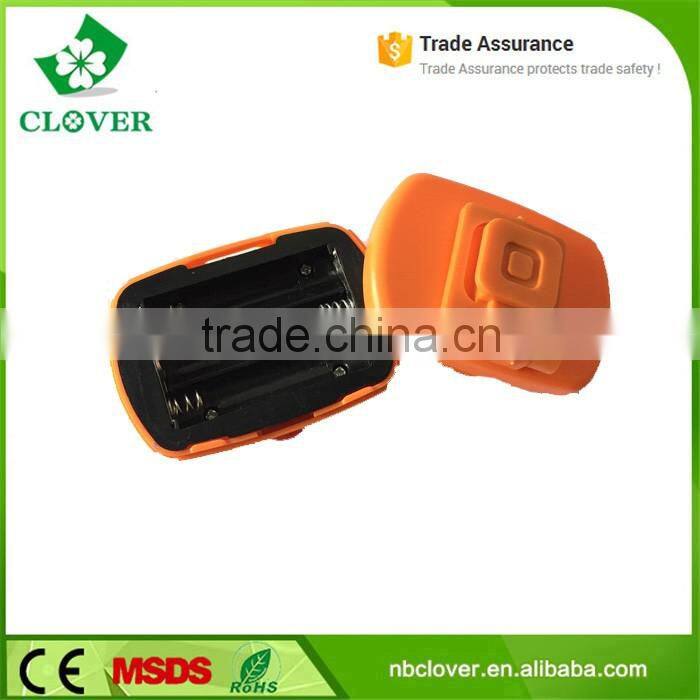 ABS material 200 lumens 3w cob led 3*AAA battery front light bicycle led light