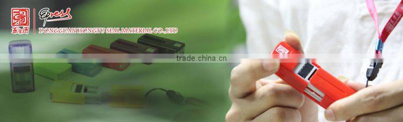 Small MOQ Epress Oval 35*55mm Customize Self Ink Stamp Rubber Stamp Mounts