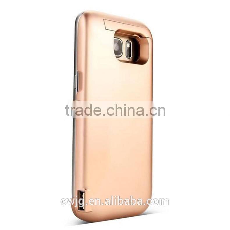 The 4200MAH backup battery rechargeable battery for samsung S7 mobile charging power supply case for s7