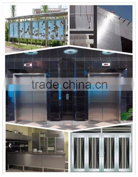 1219mm width mill edge ss. 201/2b 410/BA finish grade both side stainless steel coil