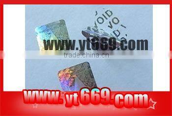 Silver Hologram Tamper Evident High Security Labels Stickers