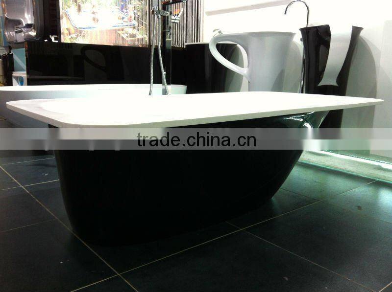 Artistic stone bathtub,cast stone bathtub,build-in bathtub