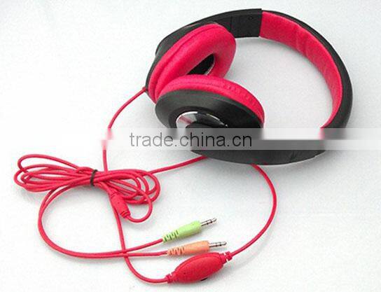 High fiderity gaming super bass stereo headphone with microphone volume control