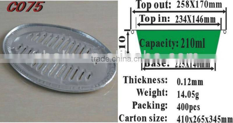 Newest!! Zhongnbo aluminium containers for food C075