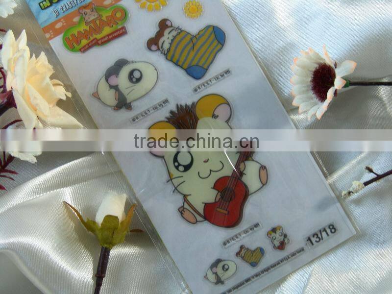 cheap custom 3d serial number sticker