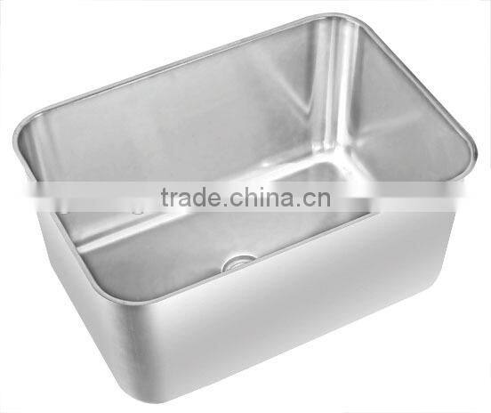 Brushed Finish Stainless Steel Single Bowl Hand Wash Sink GR- 533