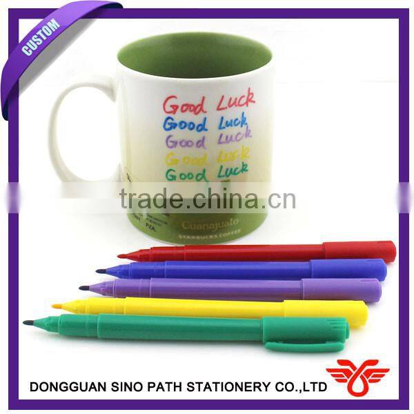 DIY drawing waterproof marker pen,Ceramic painting marker pen