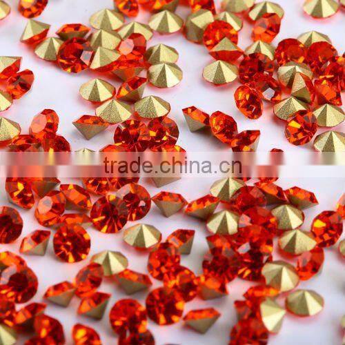 point back crystal rhinestone chaton