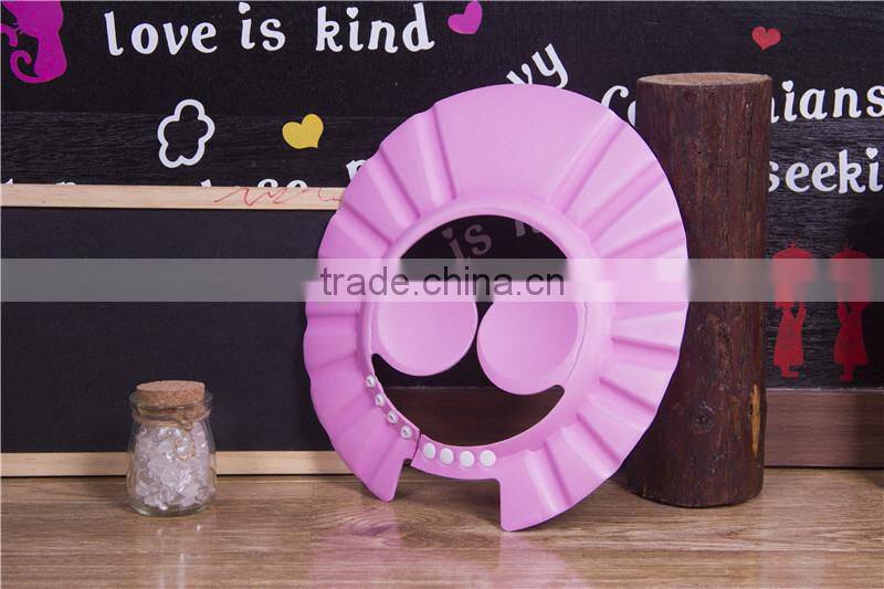 Wholesale Customized EVA Materail Baby Heat Shower Cap, Baby Shampoo Hat