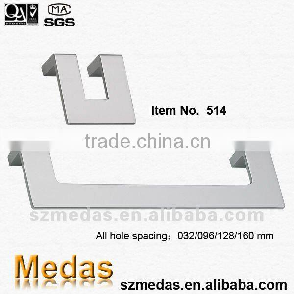 Popular aluminium profile Handle for Cabinet and Other Furniture: