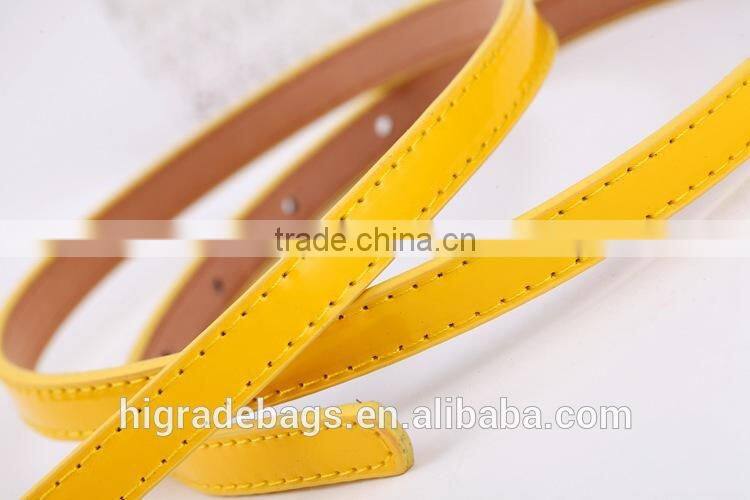 ladies thin Pu leather belt fashion