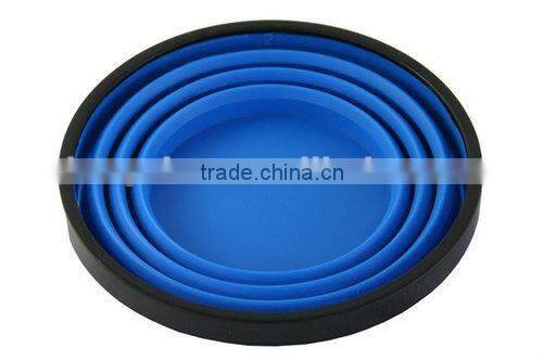 high quality fashion silicone collapsible cup