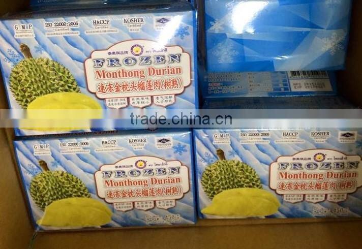 THAI AO CHI FRUIT 'S HIQH QUALITY FROZEN DURIAN MONTHONG FROM THAILAND
