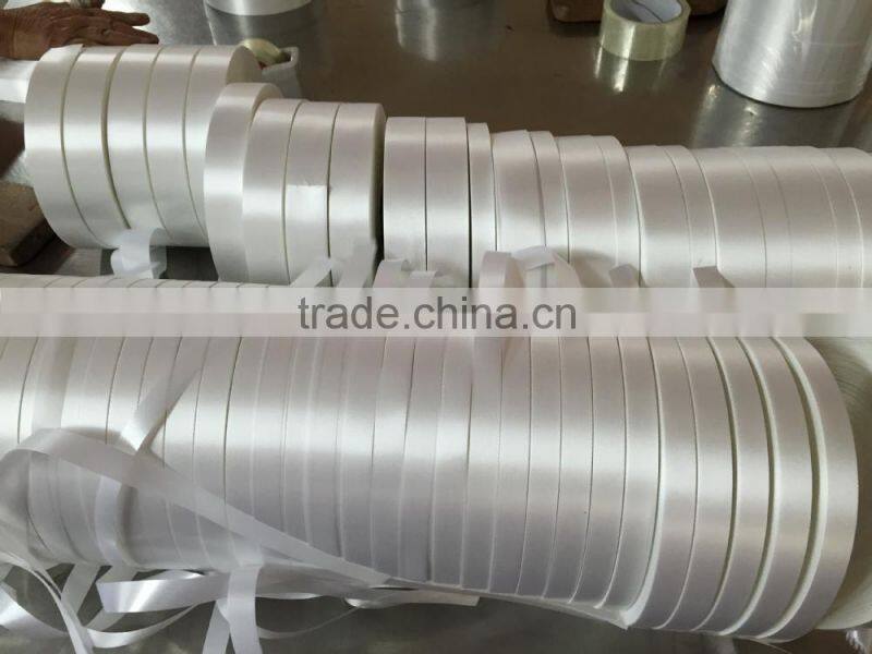 Cheap 100% Polyester Satin Ribbon With Hot Cutting