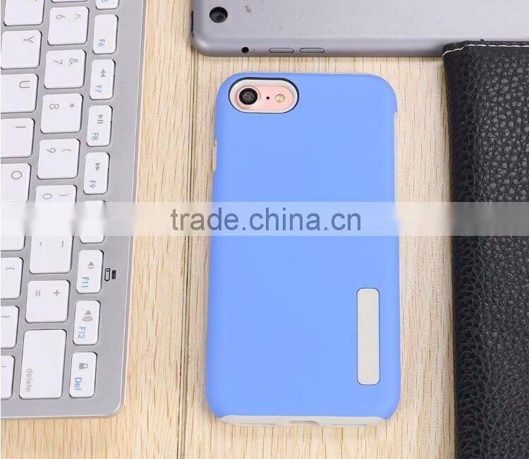 full covered pc+tpu case for iphone 7/7 plus 2 in 1 case for iphone 7 shock proof promotion case