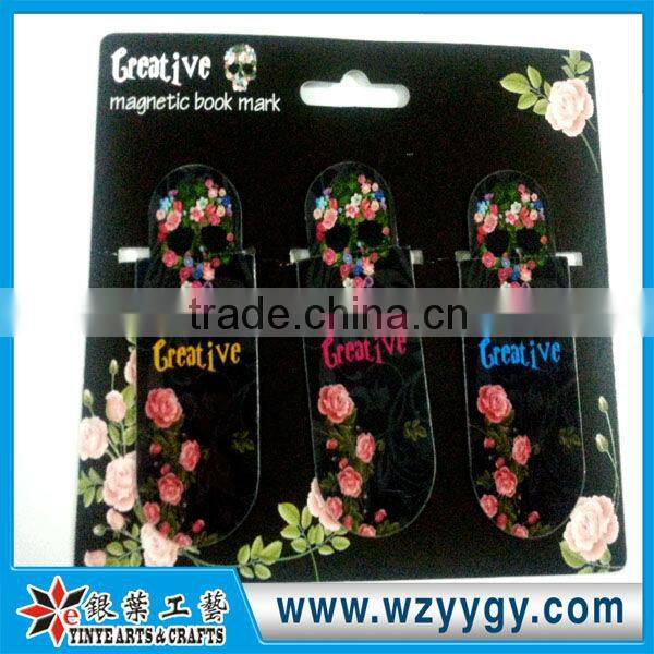 high quality customized pvc bookmark for promotion