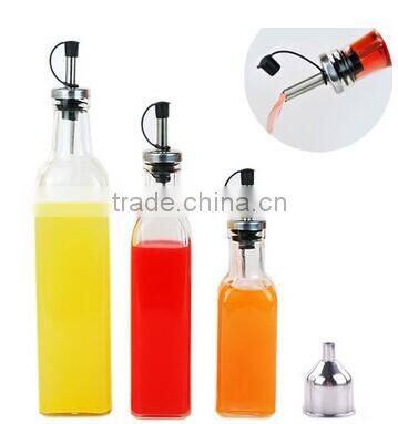 500ml 250ml 170ml glass oil jar with lid