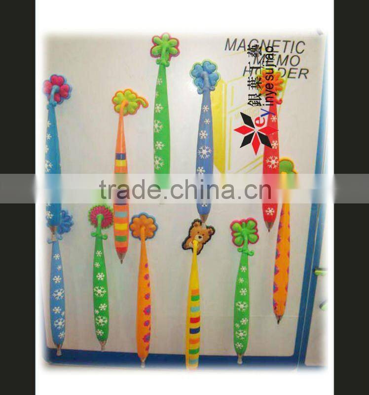 2011 flower design PVC Magnetic Pen for promotion